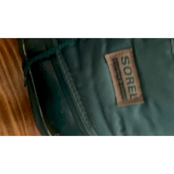 Sorel Duck Boot Size 7 Women Canada Short Ankle Forest Green Waterproof - Picture 3 of 8